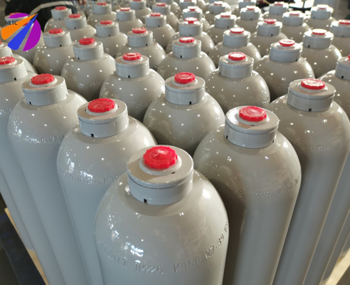 Industrial Aluminum Gas 4L High Pressure Aluminum Cylinder For Helium, Hydrogen, Nitrogen